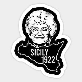 Picture it sicily 1922 - Sophia Petrillo Golden Girls Sticker